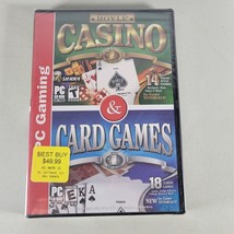 Hoyle Casino and Hoyle Card Games PC Video Game 2 Discs Sealed Best Buy 2003 - £15.13 GBP