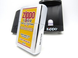 Zippo Fluid Oil Tin Can Design Engraved 2000 Unfired Rare - £92.98 GBP