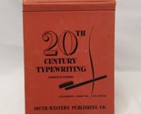 1952 20th Century Typewriting Book Homeschool Computer Keyboard Course - $21.55