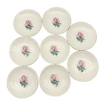 Homer Laughlin Eggshell Nautilus Rhythm Rose 2 China Saucers Set of 8 6 ... - £18.89 GBP