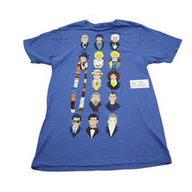 Doctor Who Shirt Mens M Blue Tian Athletic Short Sleeve Crew Neck Casual Tee - $18.69