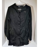 The North Face Women&#39;s Black Hooded Rain Jacket Coat Size Small S/P Wind... - $71.32 CAD