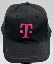 T-Mobile Tuesdays Phone Company Black Pink Adjustable Strapback Baseball Hat Cap - £9.87 GBP