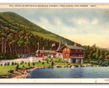 Toll House Whiteface MountainHighway Lake Placid NY UNP Linen Postcard T21 - £3.84 GBP