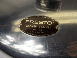 Presto Cooker Canner Model 7-B Vintage 16 Qt. Made in The U.S.A no jiggler - $1,520.35 MXN