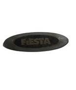Vintage Ford Fiesta Script Emblem Nameplate Badge Oval Plate Ornament - $22.40