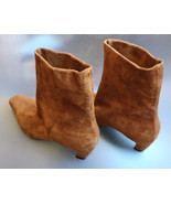 Authentic Khaite Caramel Arizona Ankle Women Boots Size 37 F2000-726 Ita... - $678.15