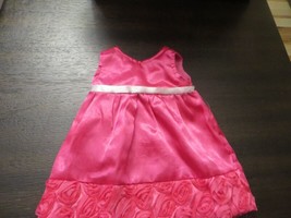 18” Doll Faux American Girls Our Generations Pink Satin Dress EUC! - $12.86