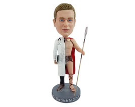 Custom Bobblehead Spartan Doctor ready to fight all viruses - Careers &amp; Professi - £71.14 GBP