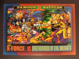 Skybox Trading Card X-Force VS Brotherhood of Evil Mutants #167 Marvel 1993 LP - £2.74 GBP