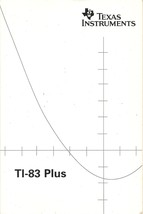 Texas Instruments TI-83 Plus Grafik Taschenrechner Original Manuell Nur (2003) - £19.84 GBP