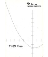 Texas Instruments TI-83 Plus Grafik Taschenrechner Original Manuell Nur ... - £19.85 GBP