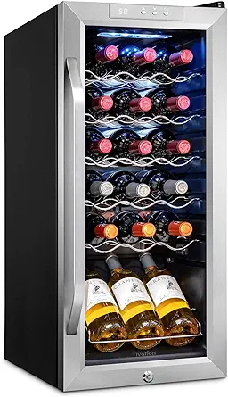 Ivation 18 Bottle Compressor Wine Cooler Refrigerator w/Lock | Large Fre... - £391.30 GBP