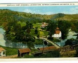 State 4-H Camp Postcard Stonewall Jackson Park Clarksburg &amp; Weston West ... - $11.88