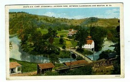 State 4-H Camp Postcard Stonewall Jackson Park Clarksburg &amp; Weston West Virginia - £9.41 GBP