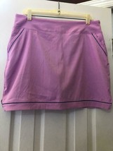 NWT Ladies ADIDAS ORCHID Purple Pull on Stretch Golf Skort - size Medium - $27.99