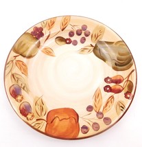 Bombay Company Dinner Plate Soup Bowl Fruits Vegetables Flowers Leaves V... - £20.83 GBP