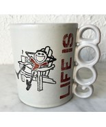 Life is Good Jake Adirondack Chair Distressed Design Oversized Mug-Hallm... - $18.95