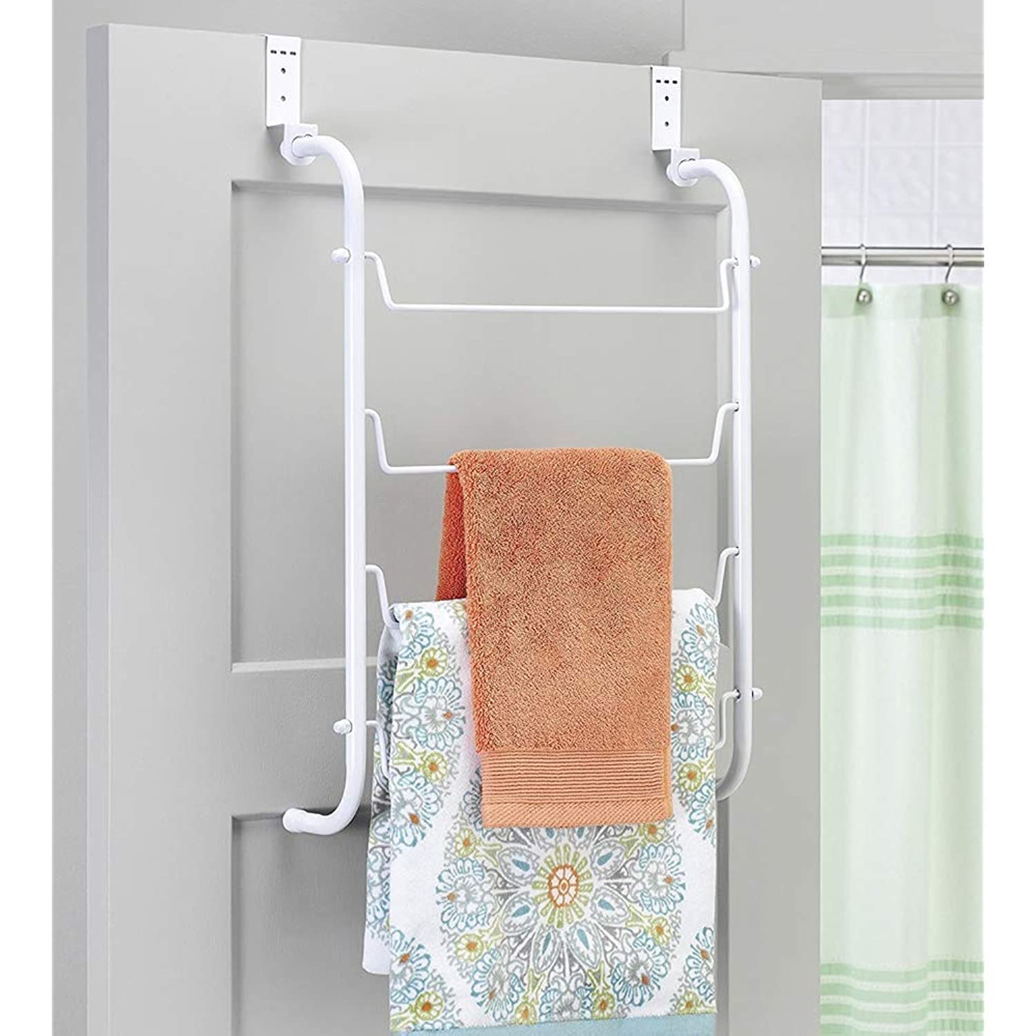 Primary image for Whitmor Over The Door, White Towel Rack, Medium