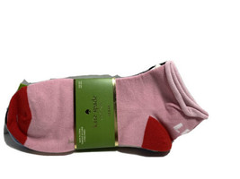Kate Spade NY Socks 3 Pair Pink, White, Black New - £15.56 GBP