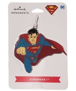 Hallmark SUPERMAN Flat Metal Enameled Christmas Ornament DC Comics WB - ... - £7.64 GBP