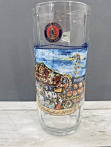 2000 Oktoberfest Paulaner Munchen Heavy Glass Ribbed Beer Colorful Mug Stein - £17.20 GBP