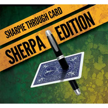 Sharpie Through Card SHERPA Version (DVD and Gimmick) Red by Alakazam Magic - £26.25 GBP