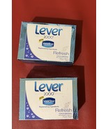 Vtg 2 bars Super Rare Lever 2000 Original Bar Soap 4.5oz NOS Vaseline Pu... - $16.99