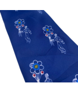Vintage 70s Tie Man with Balloon Flower Circus Clown Retro Disco Sears C... - $39.73