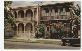 Vintage Postcard Antebellum Homes Vieux Carre New Orleans Louisiana Unused - $7.91