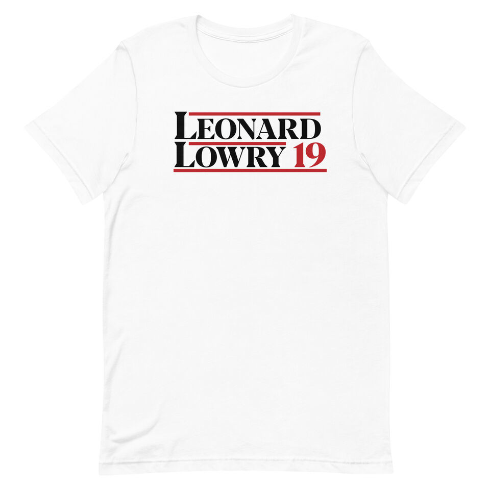 KAWHI LEONARD & KYLE LOWRY Toronto Basketball  T-SHIRT Retro 2019 Presidential