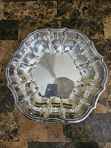 International Silver Plate Footed dish bowl Chippendale 6335 ornate Pretty 10” - £7.40 GBP