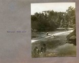 People at Eastwood Park Dam Dayton Ohio Photograph Summer 1944 - $27.72