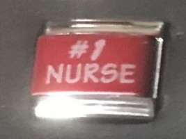 #1 Nurse Wholesale Italian Charm Enamel 9mm Link K40 - £11.76 GBP