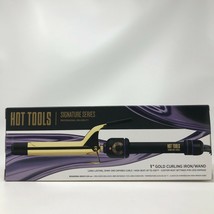 HOT TOOLS Signature Series Gold Curling Iron/Wand, 1 Inch - £26.65 GBP