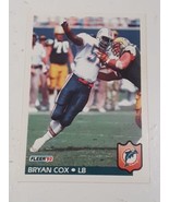 Bryan Cox Miami Dolphins 1992 Fleer Card #223 - £0.77 GBP
