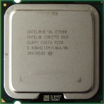 Intel Core 2 Duo E7400 2.8 GHz 2.80GHZ/3M/1066, SLB9Y Socket 775Opens in a new w - £7.74 GBP