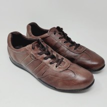 ECCO 24/7 ULTRA COMFORT Mens Sneakers Sz 13 M Eur 47 Leather Casual Fashion - £55.74 GBP