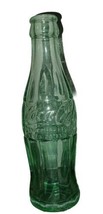 Vintage 6 oz. green glass Hobble skirt Coca Cola &#39;C&#39; bottle Lakeland, FLA - £6.27 GBP