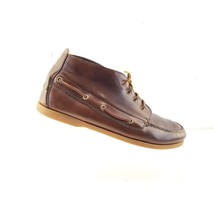 Brooks Brothers Men’s Chukka Boat Shoe Boots #5229 Brown Leather Size 12 D - £47.79 GBP
