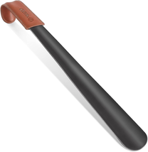 ZOMAKE Shoe Horn Long Handle for Seniors,Metal Long Shoehorn for Boots,16.5&quot; Ext - £5.52 GBP