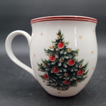 Villeroy &amp; Boch TOY&#39;S DELIGHT White Mug Green Fir Christmas Tree Holiday... - £8.17 GBP