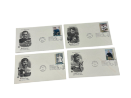 Early Football Heroes First Day Issue Stamps Nagurski Nevers Camp Grange... - £10.27 GBP
