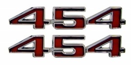 1973-1974 Corvette Emblem Set Hood 454 Pair - $79.15