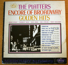 Album Vinyl The Platters Encore of Broadway Golden Hits Mercury Record MG-20613B - £5.85 GBP