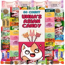 Mystery Asian 60 Pieces Candy Mix - Japanese, Korean, Chinese, Dagashi and More - £23.69 GBP