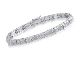 Set Crafted Round-cut Tennis for - $2,701.04 MXN
