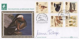 Joanna trollope wildfowl westlands trust hand signed fdc 168949 p thumb200