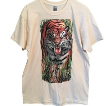 Tiger T Shirt Stalking Bengal Wild Cat Standard Unisex Large NEW NWOT - £11.02 GBP