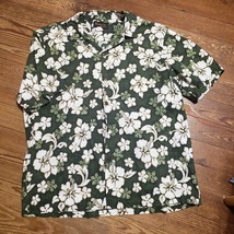Bishop St Apparel Men’s Short Sleeve Hawaiian Print Button Down Shirt Size XXL - £17.39 GBP